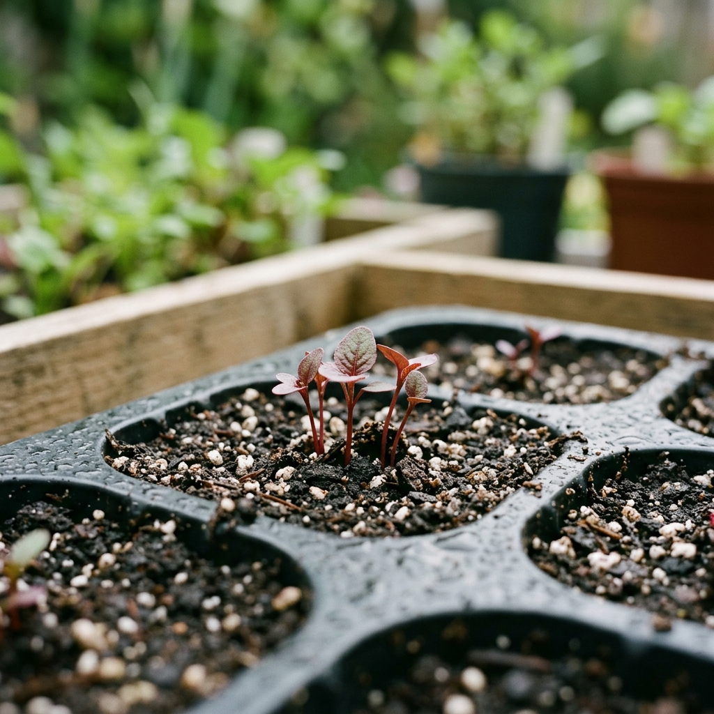 amaranth seedling stage