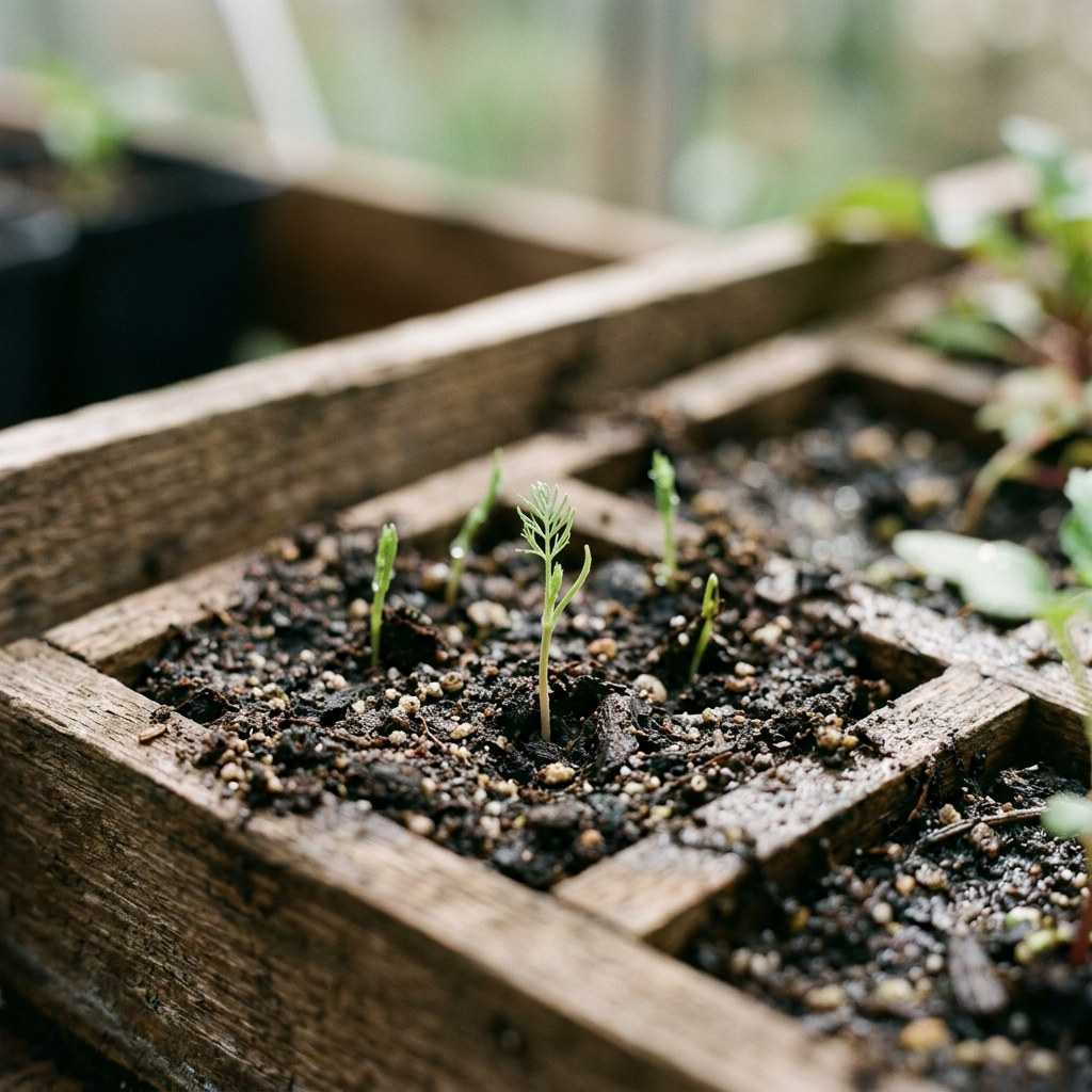 asparagus seedling stage