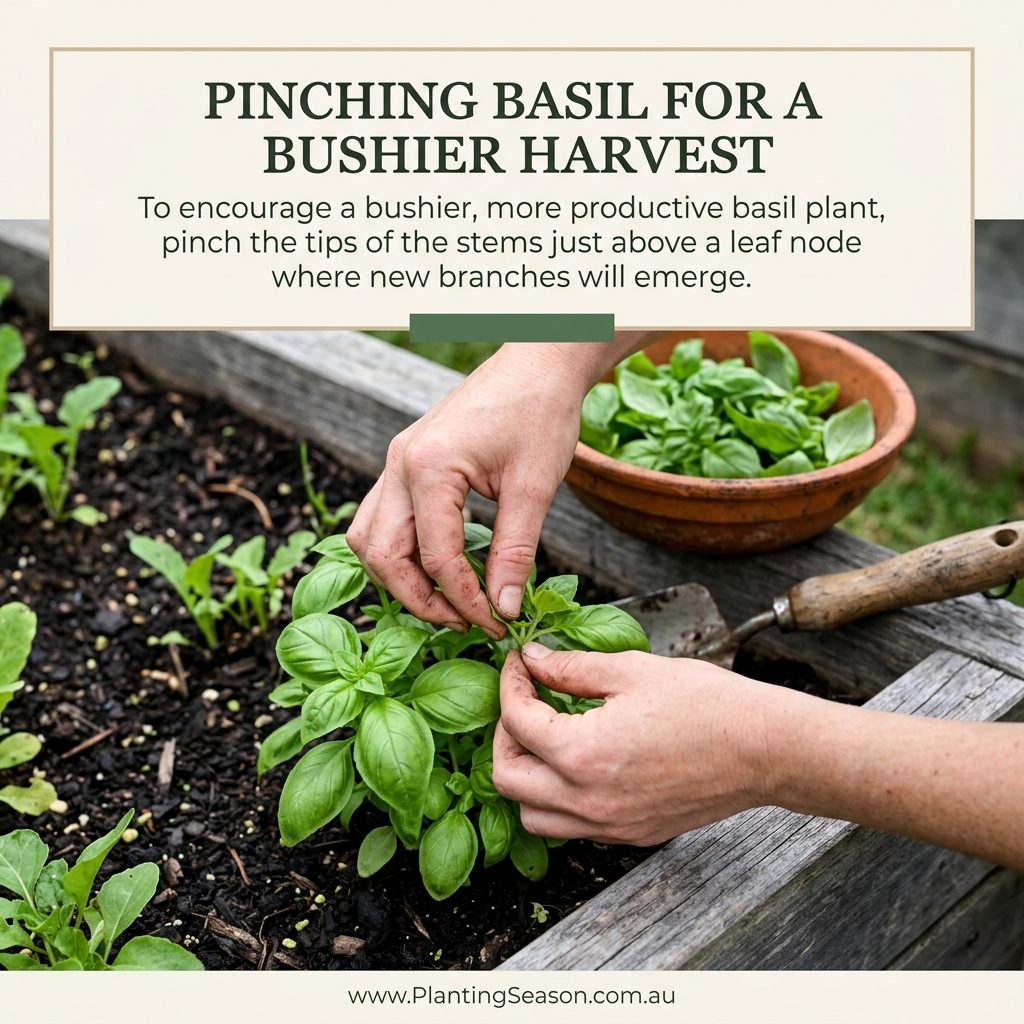 Basil harvest stage