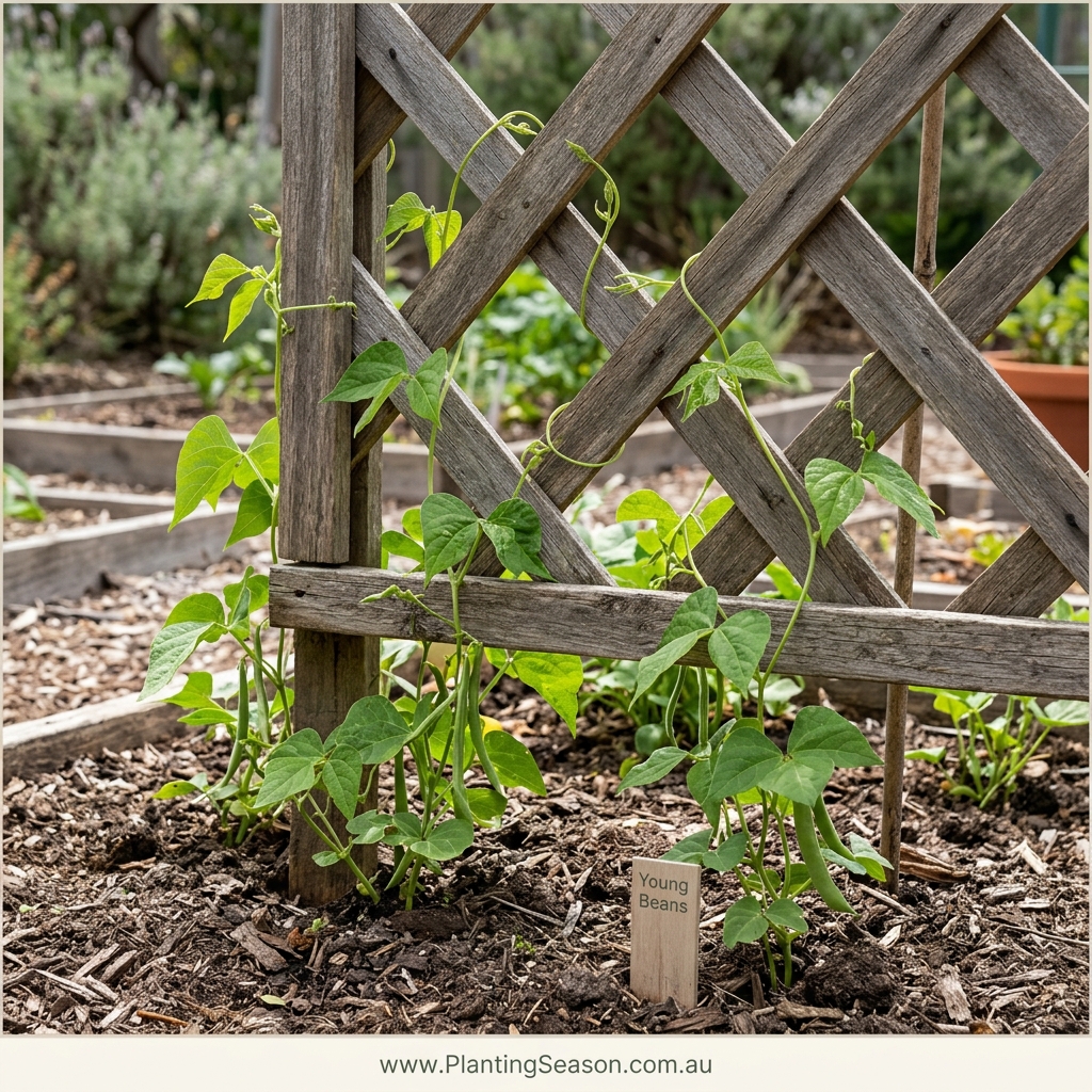 Beans growing stage