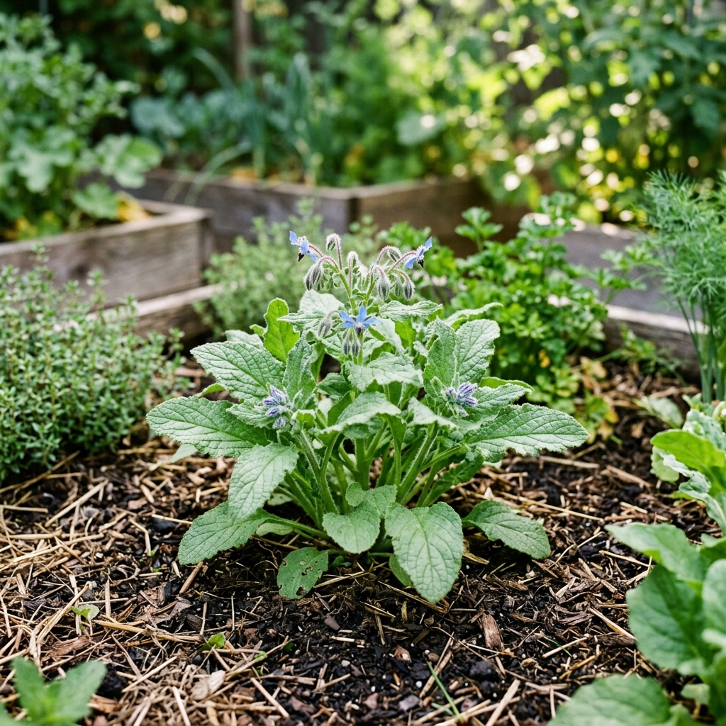 borage growing stage