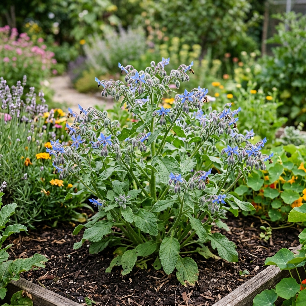 borage established stage