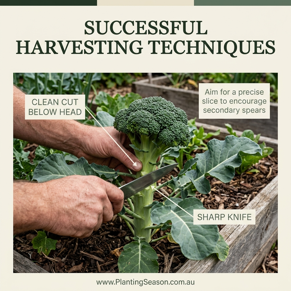 Broccoli harvest stage