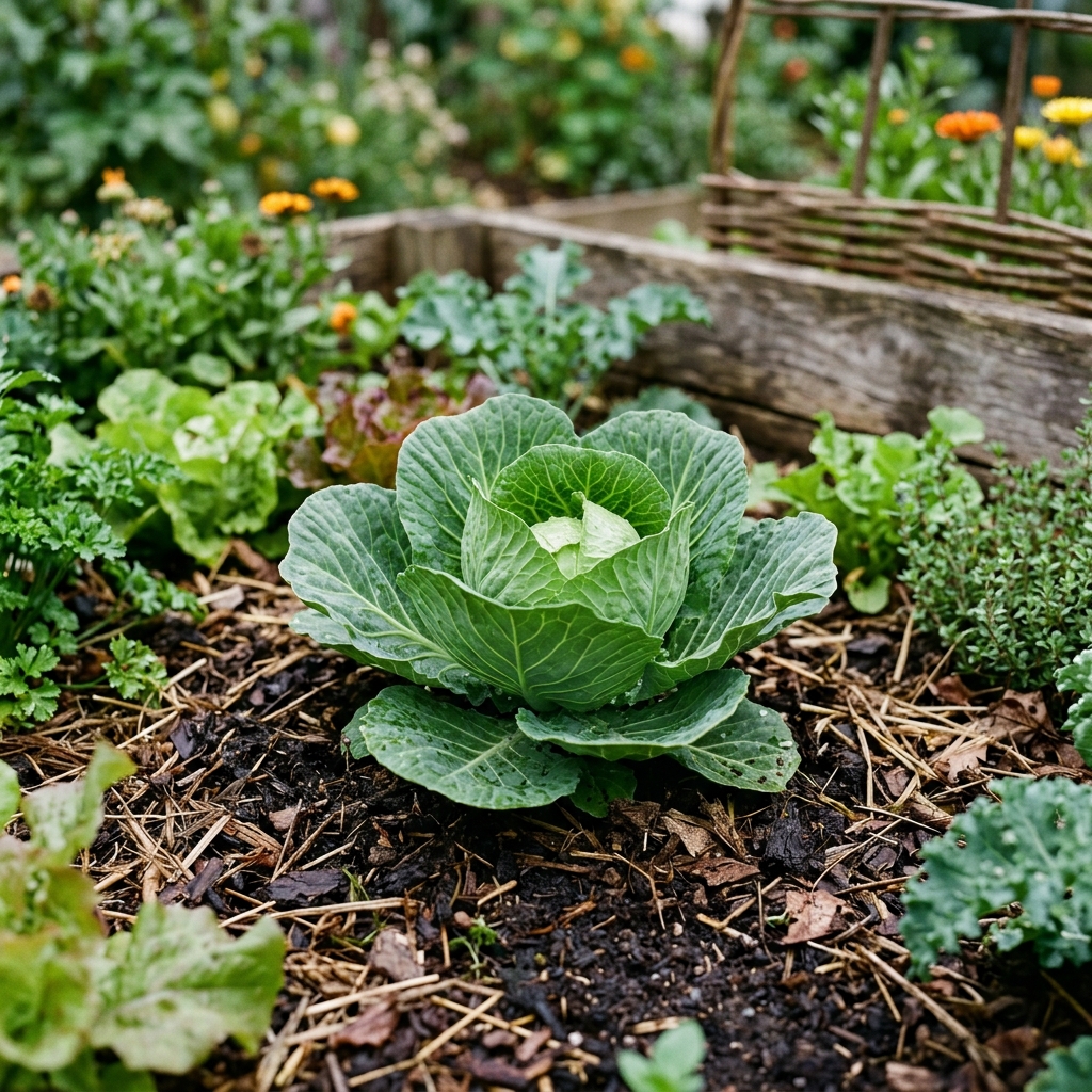 cabbage growing stage