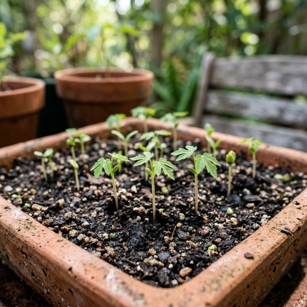 cassava seedling stage