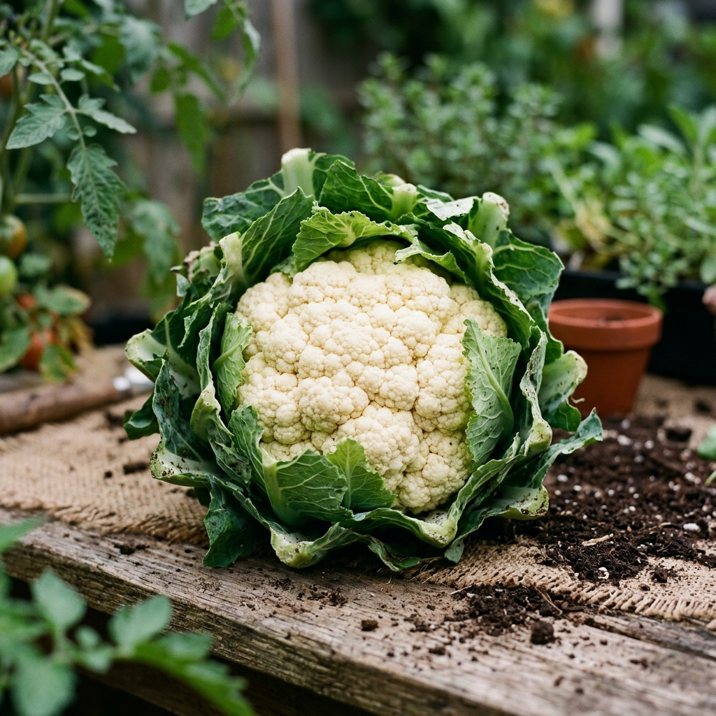 cauliflower harvest stage