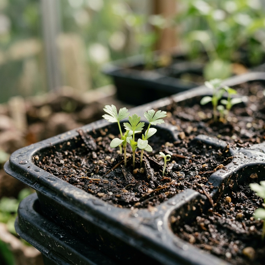 celery seedling stage