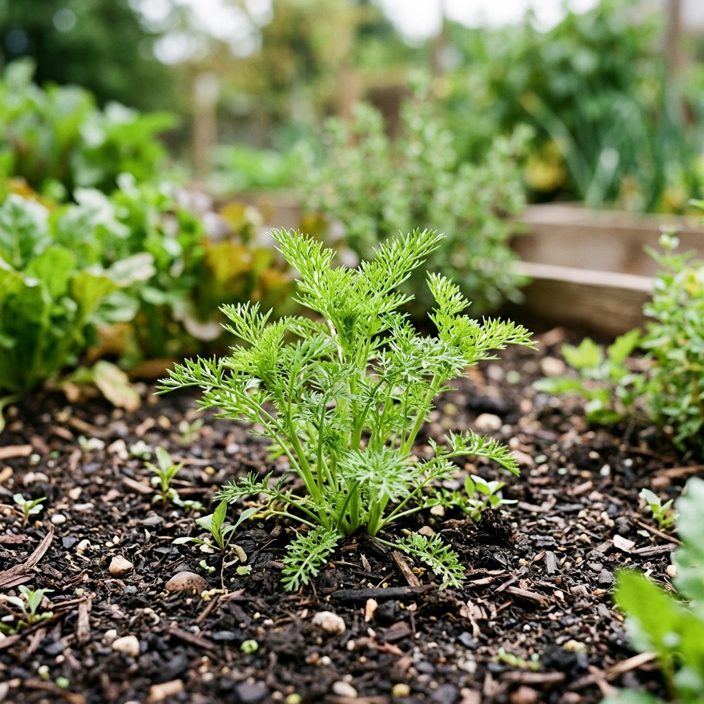chamomile growing stage
