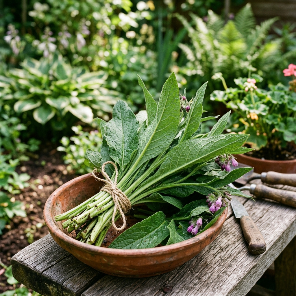 comfrey harvest stage