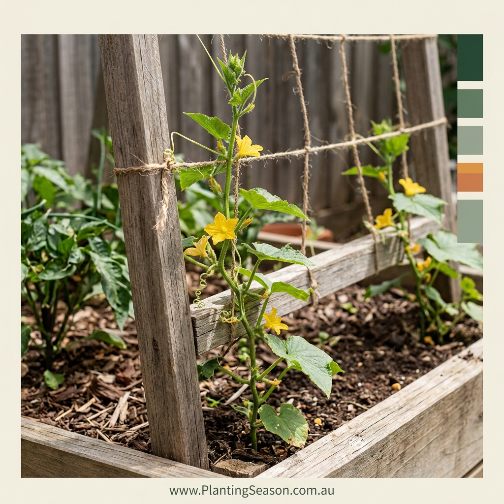 Cucumber growing stage