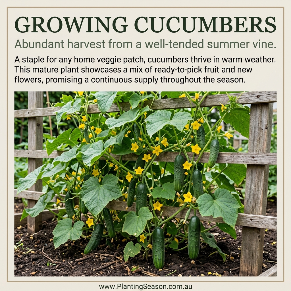 Cucumber mature stage