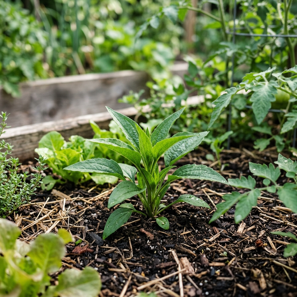 echinacea growing stage