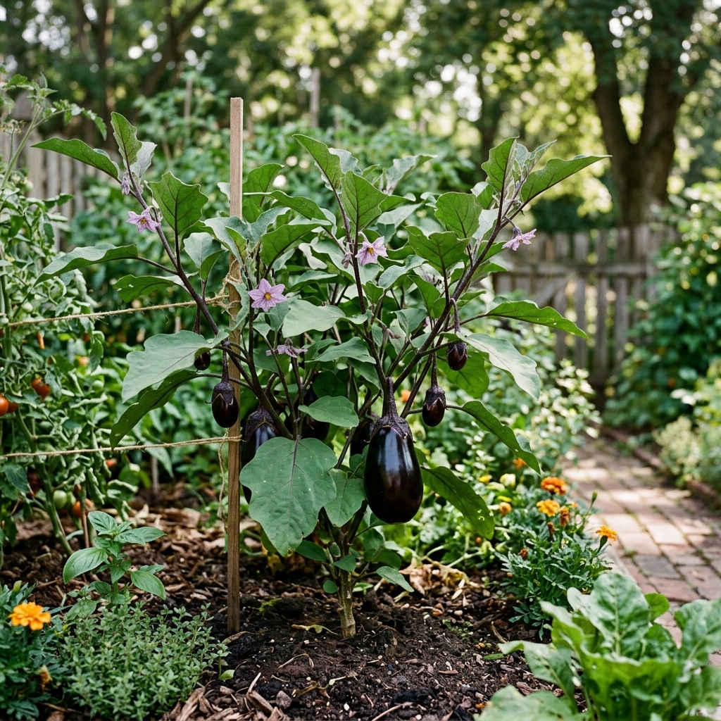 eggplant established stage