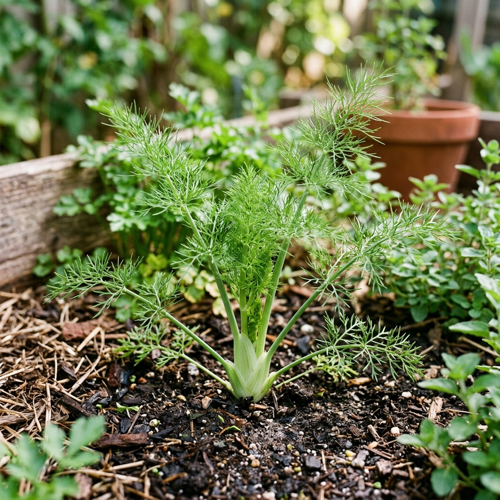 fennel growing stage