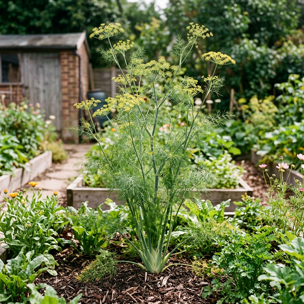 fennel established stage