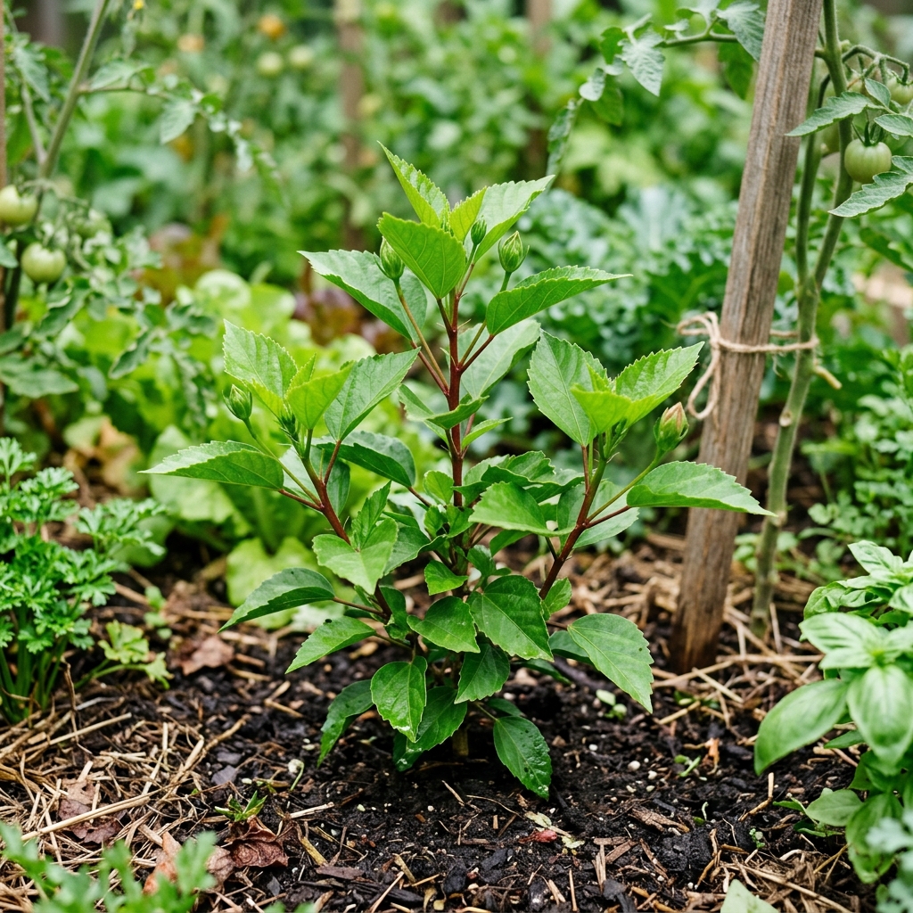 hibiscus growing stage