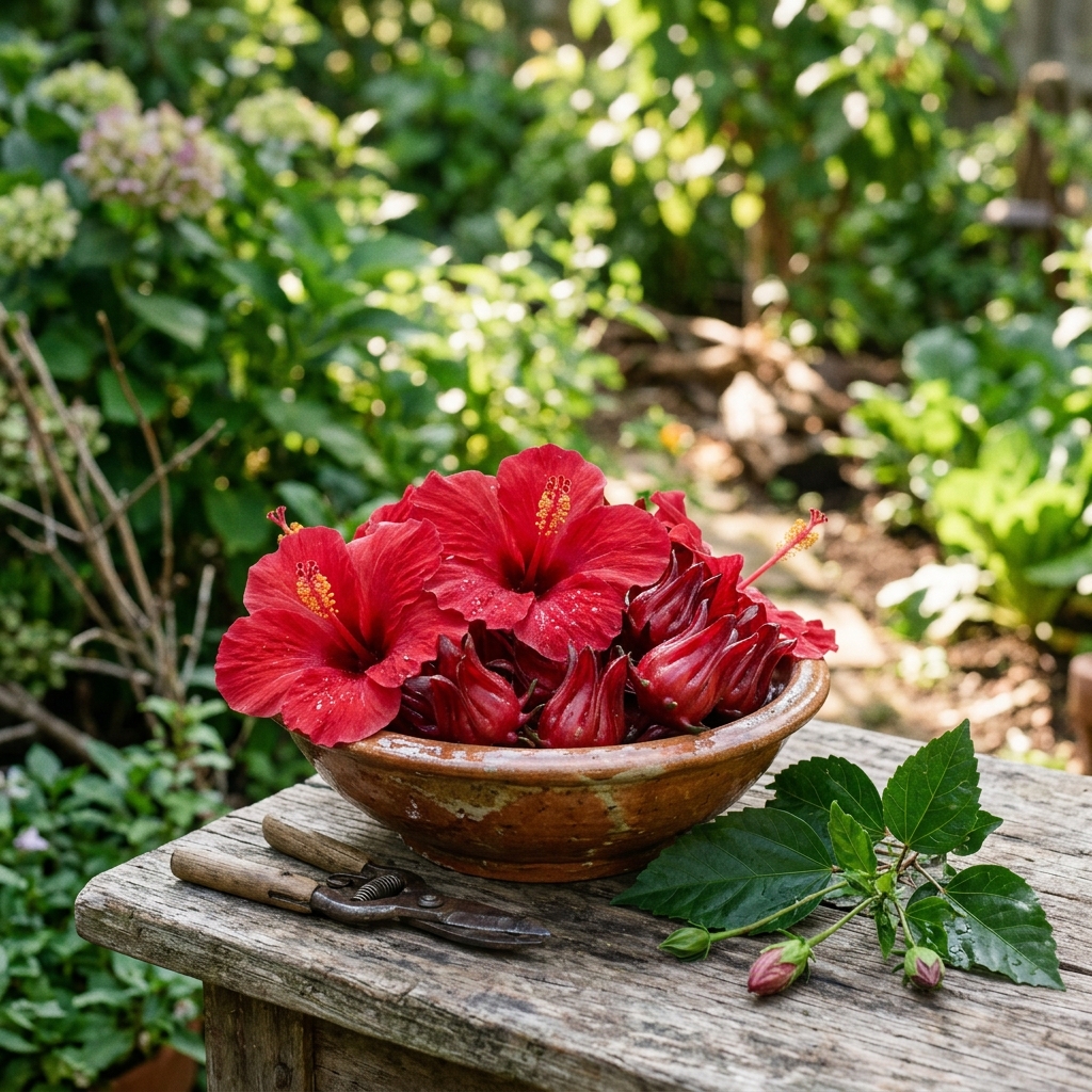 hibiscus harvest stage