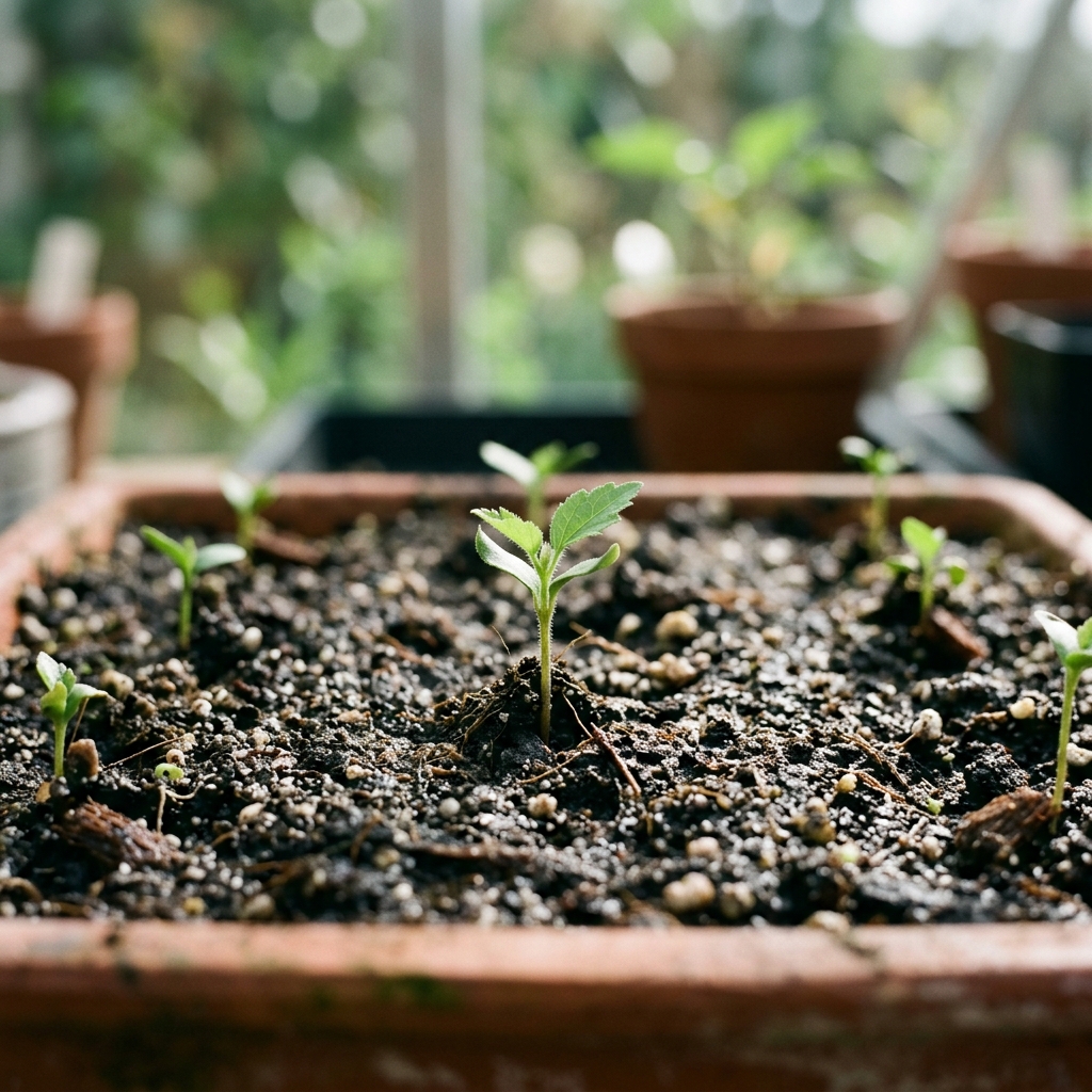 hibiscus seedling stage