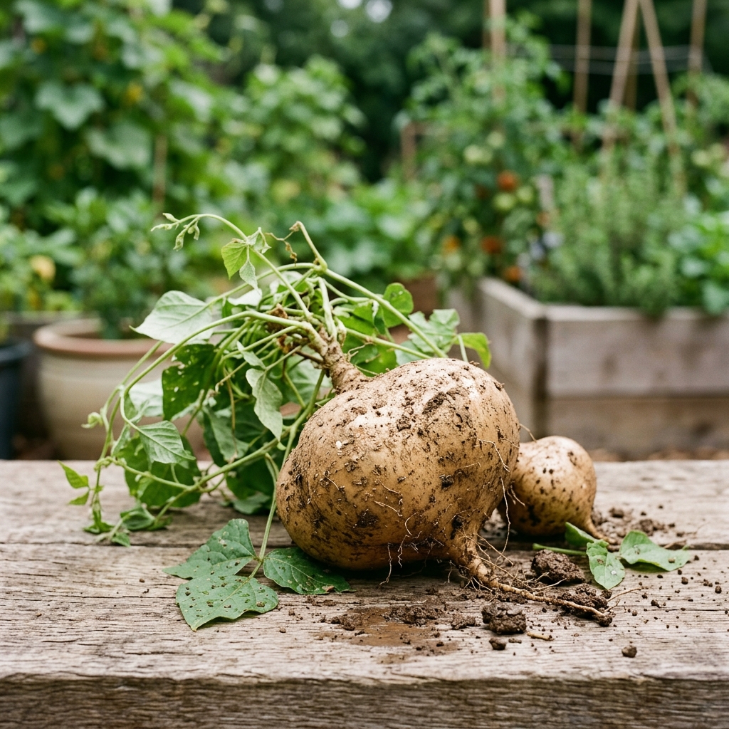 jicama harvest stage