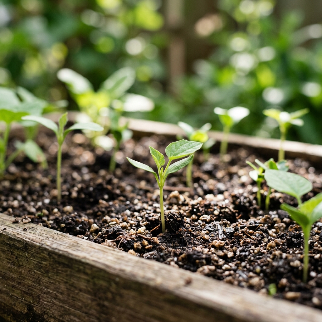 jicama seedling stage