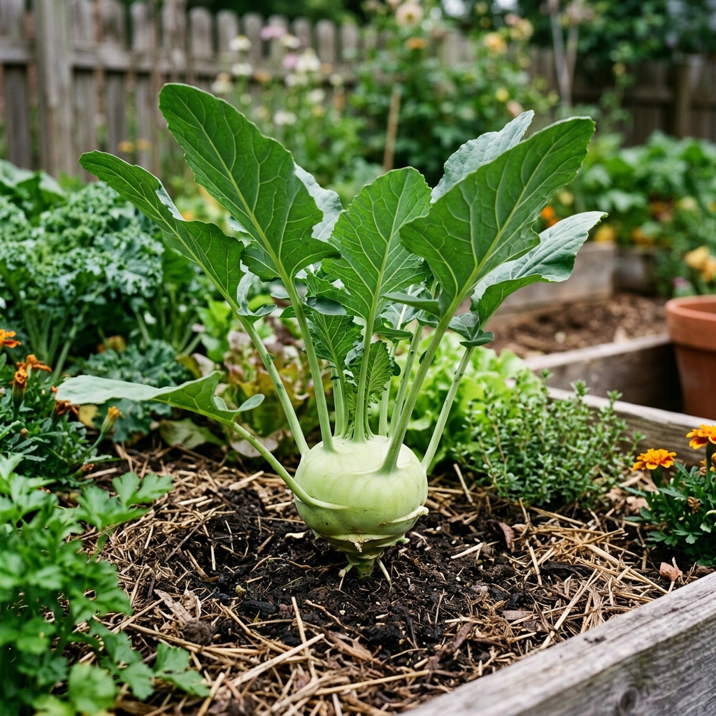 kohlrabi established stage