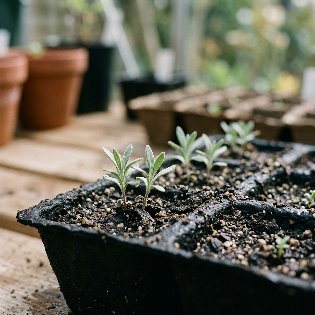 lavender seedling stage