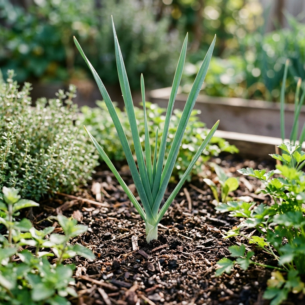 leek growing stage