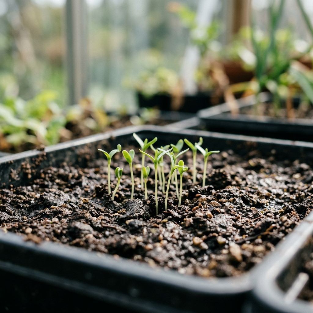 leek seedling stage