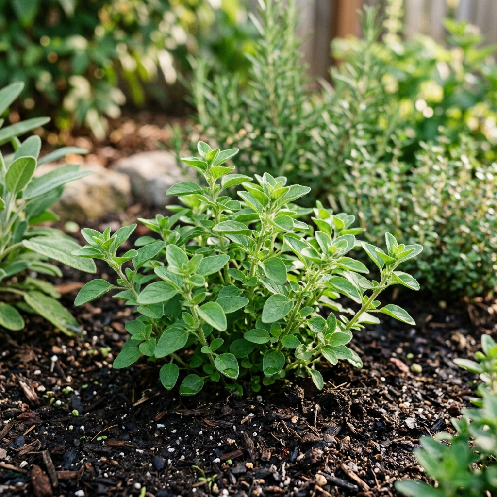 marjoram growing stage
