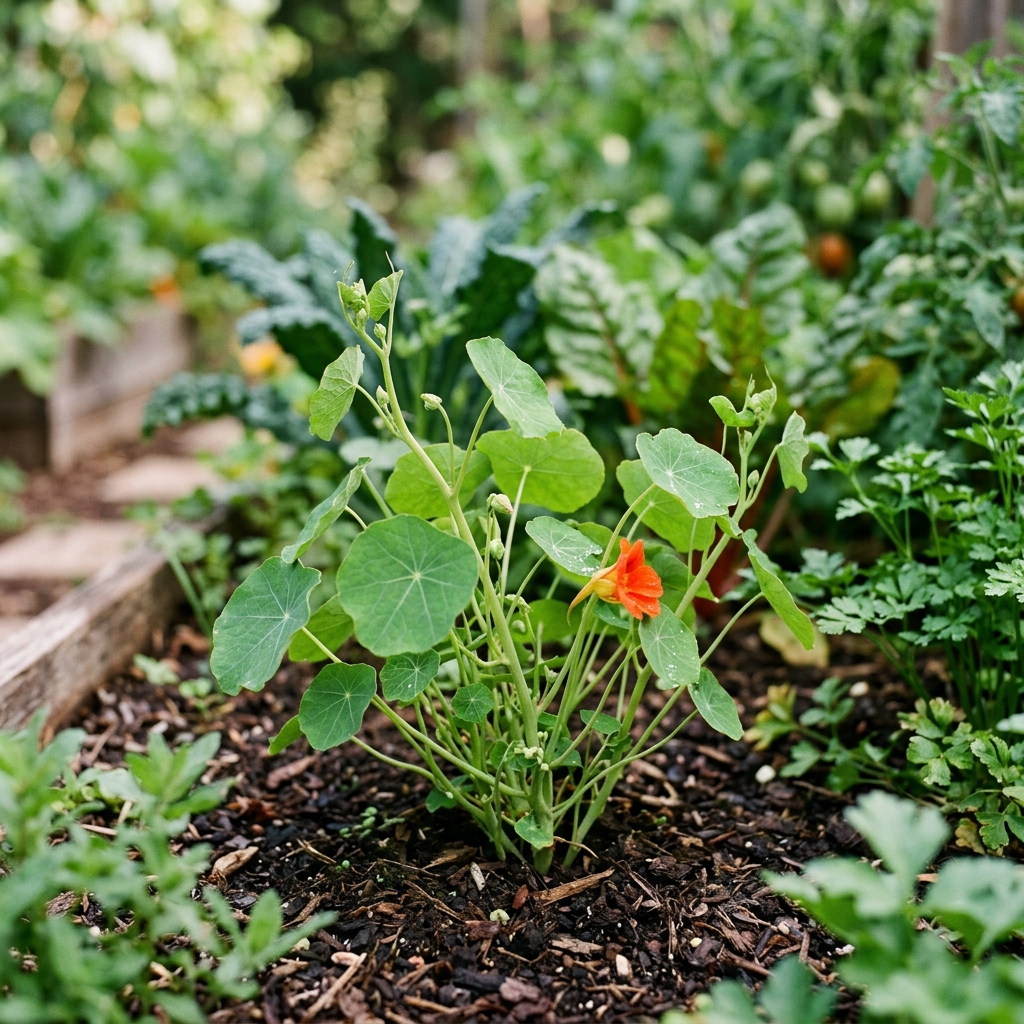 nasturtium growing stage