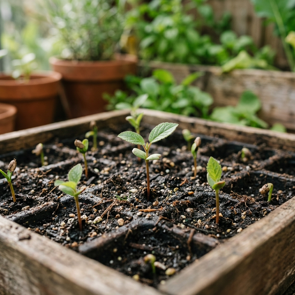 plum seedling stage