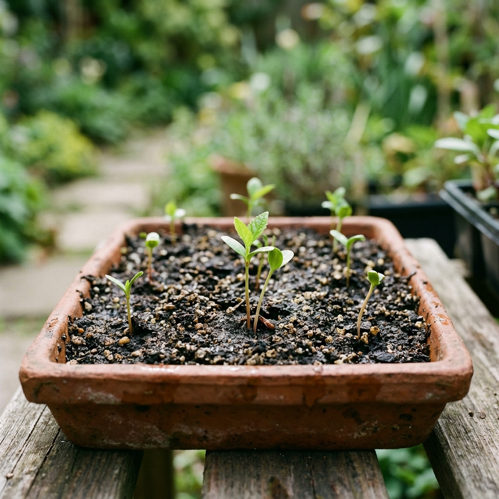 pomegranate seedling stage