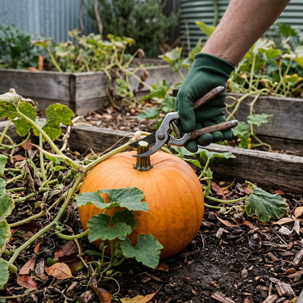 pumpkin harvest stage