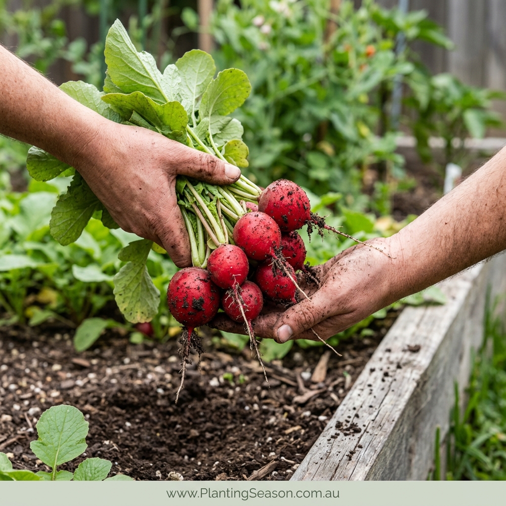 Radish harvest stage