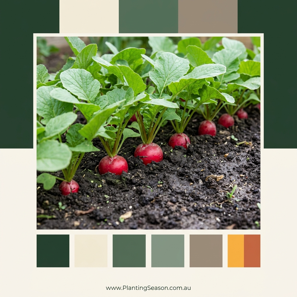 Radish mature stage