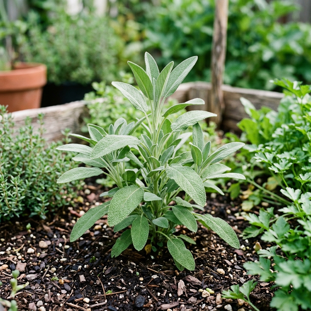 sage growing stage