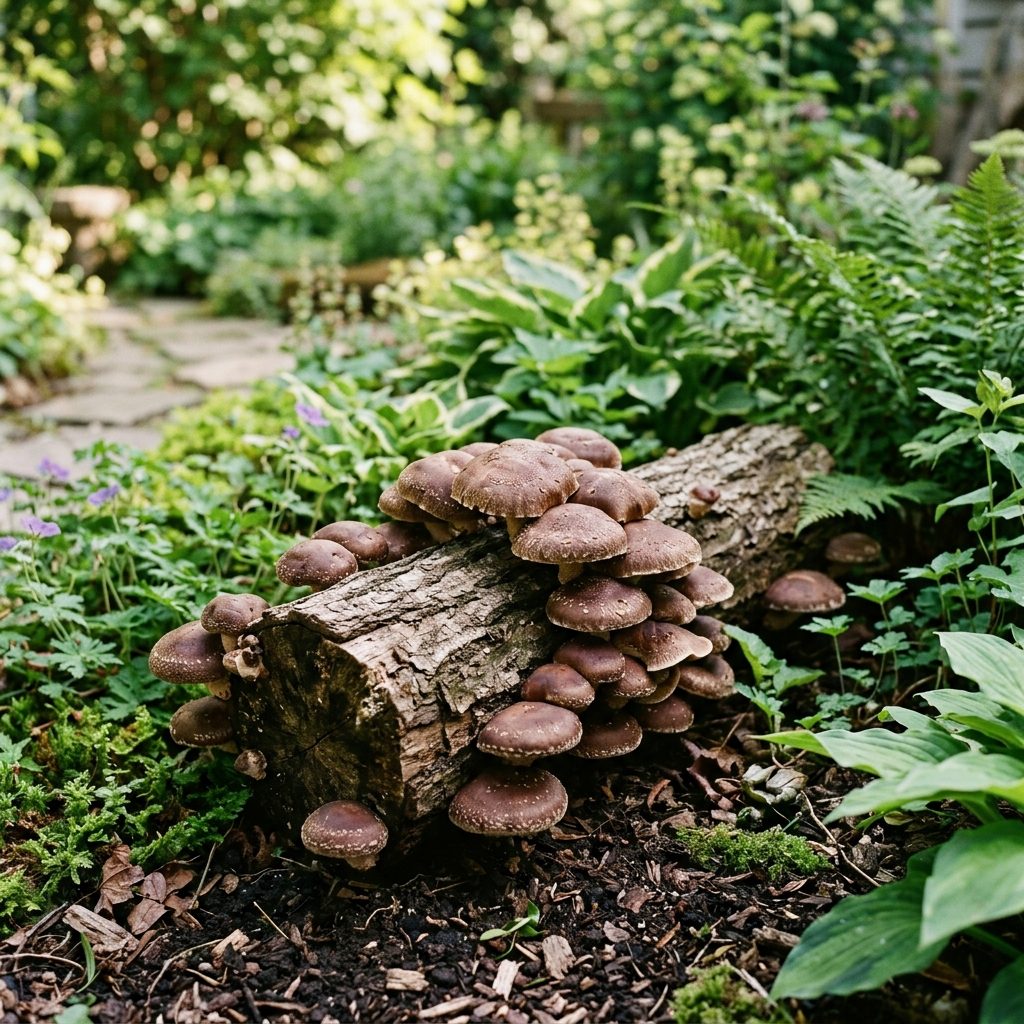 shiitake established stage