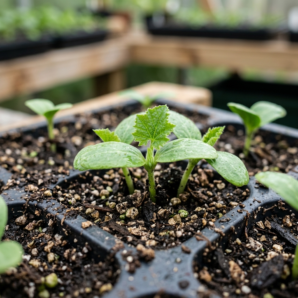 squash seedling stage