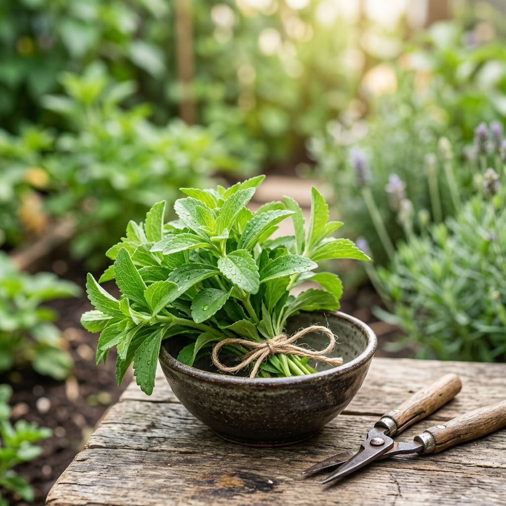 stevia harvest stage