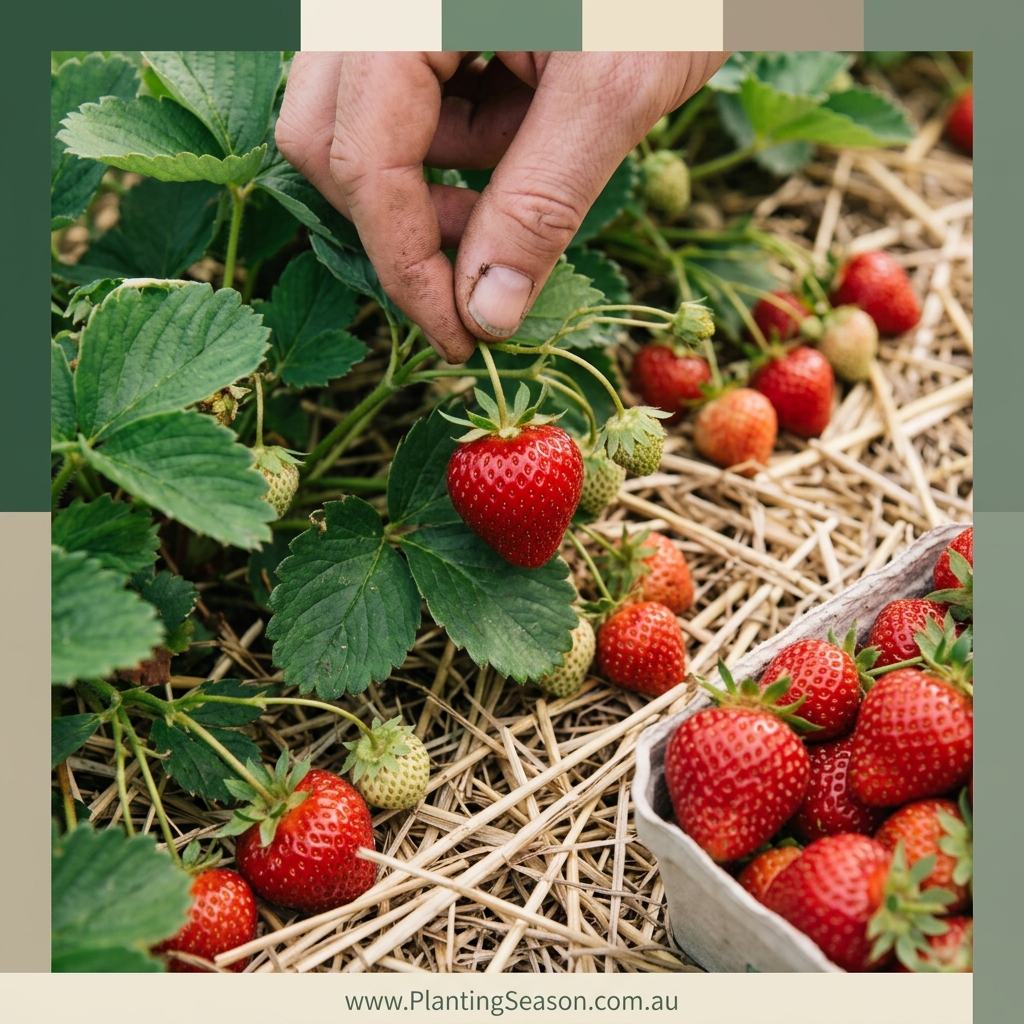 Strawberry harvest stage
