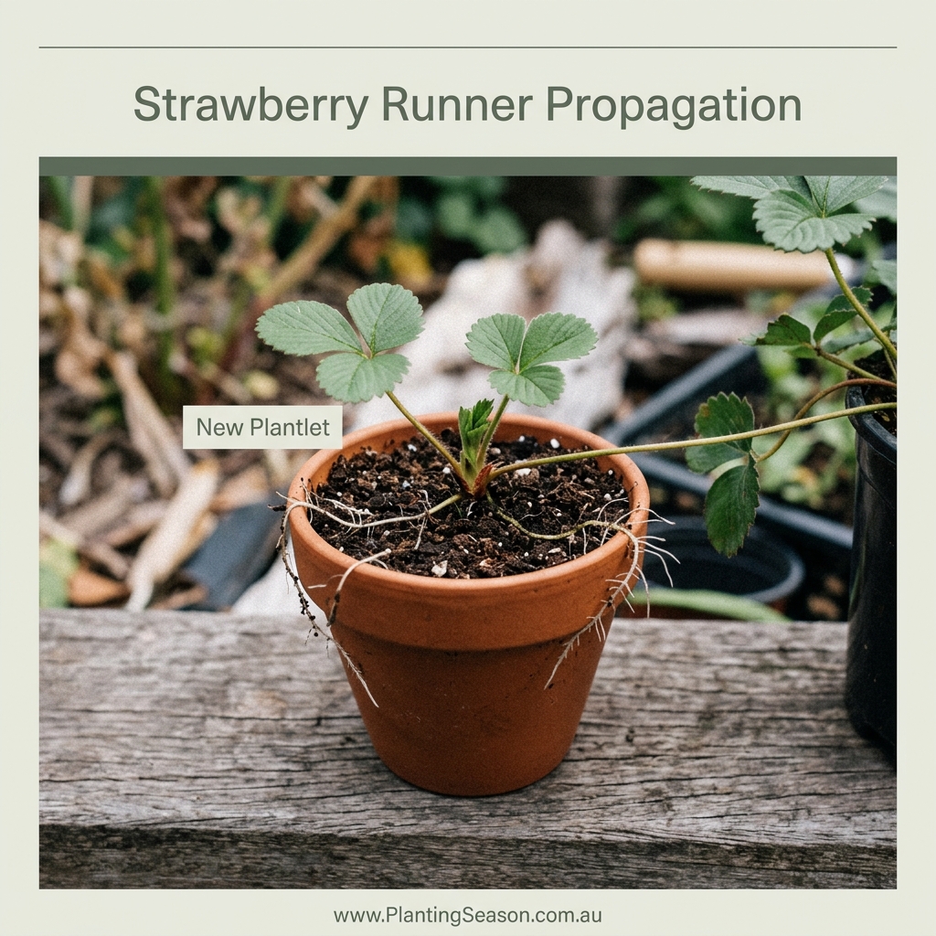 Strawberry seedling stage