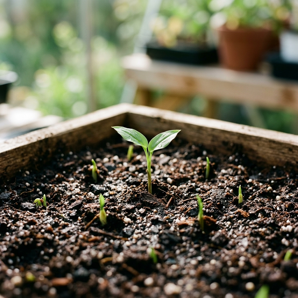 turmeric seedling stage