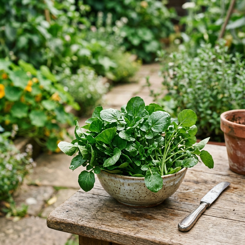 watercress harvest stage