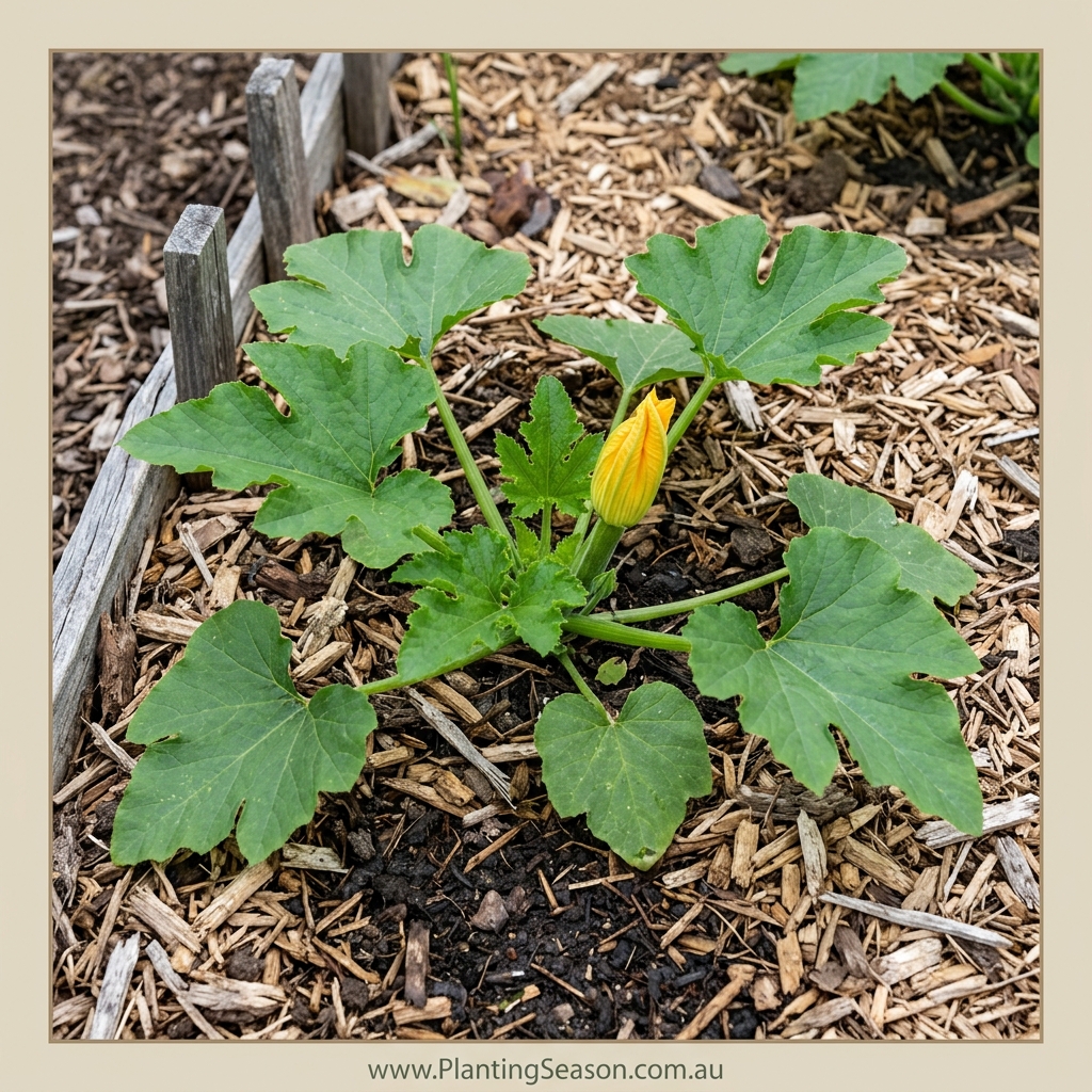 Zucchini growing stage