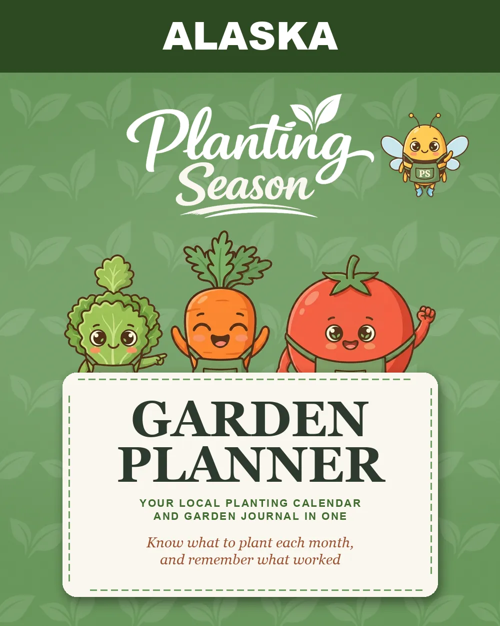 Cover of the Alaska Garden Planner by Planting Season