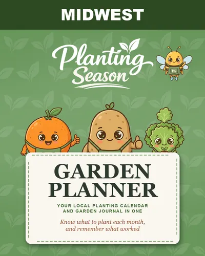 Cover of the Midwest Garden Planner