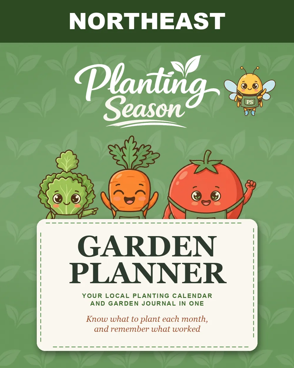 Cover of the Northeast Garden Planner by Planting Season